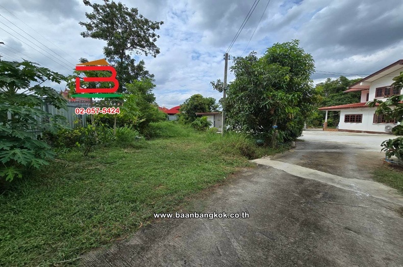 Land with house, area 2-3-9 rai, Soi Sai Mai 85, Soi Hathairat 11, Sai Mai Road, Lat Sawai Subdistrict, Lam Luk Ka District, Pathum Thani. – รูปที่ 2