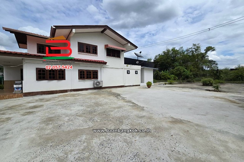 Land with house, area 2-3-9 rai, Soi Sai Mai 85, Soi Hathairat 11, Sai Mai Road, Lat Sawai Subdistrict, Lam Luk Ka District, Pathum Thani. – รูปที่ 3