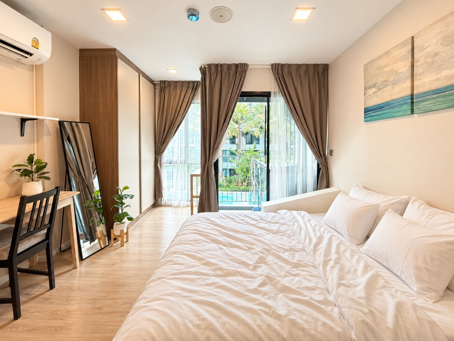 🧡 Kave Town Shift | ห้องสวย 28 ตร.ม. วิวสระ บรรยากาศดีมาก 🍃 🧡 Kave Town Shift | ห้องสวย 28 ตร.ม. วิวสระ บรรยากาศดีมาก 🍃