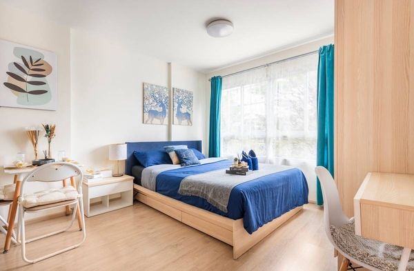 P-3115 🔥🔥 Beautiful room, good location, central part like a resort, near BTS Punnawithi, for sale!! Elio del ray, ready to move in.