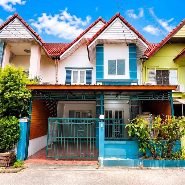 ขายทาวน์เฮ้าส์ 2 ชั้น หมู่บ้านริมสวนธนานนท์ 1 ใกล้ราชพฤกษ์แค่ 500 เมตร เนื้อที่ 18.4 ตารางวา 3 ห้องนอน ตำบลบางรักน้อย อำเภอเมืองนนทบุรี จังหวัดนนทบุรี