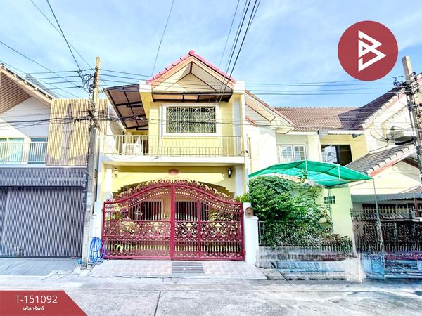 Townhouse for sale Prachasuk City Village, Pracha Uthit, Rat Burana, Bangkok