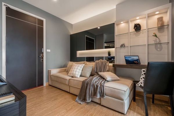 Condo for sale The President Sathorn-Ratchaphruek 2, Floor 12A, fully built-in, ready to move in, near BTS Interchange Bang Wa.