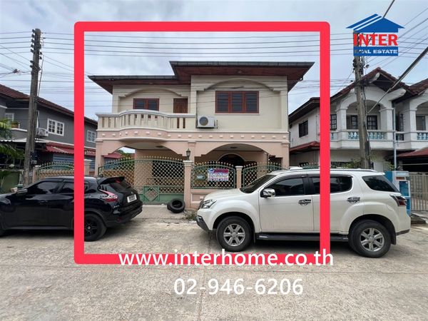 บ้านเดี่ยว 2 ชั้น 54 ตร.ว. หมู่บ้านอธิเชฐธานี ใกล้ตลาดพูนทรัพย์ ซอยสะพานปทุมธานี1 ถนนปทุมธานี-บางเลน (346) สามโคก ปทุมธานี 