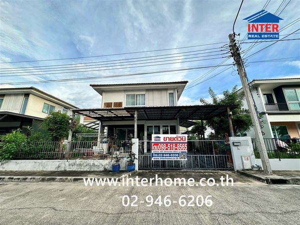 2-story detached house, 50.2 sq m, Inisio Village 1 Pinklao-Wongwaen Soi Wat Som Kliang Kanchanaphisek Road Samret Phatthana Road, Bang Kruai, Nonthaburi