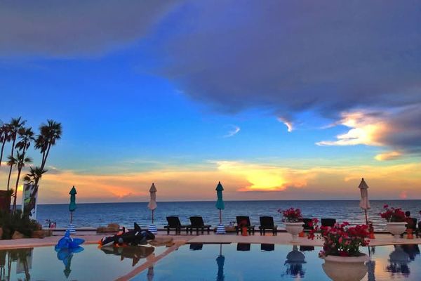 95939 - Urgent sale! Instant discount of 3 hundred thousand! Hua Hin Water Park Condo, 92.64 sq m + ground floor, walk straight into the pool.