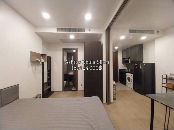 📍 For Rent / For Rent!! Ashton Chula – Silom 💥 1 bedroom | 34 sq m. | Only 24,000฿ / month 💥📞 Contact: Aomam (Agent) Tel / Line ID : 095-587-1692 WhatsApp : +66 95 587 1692