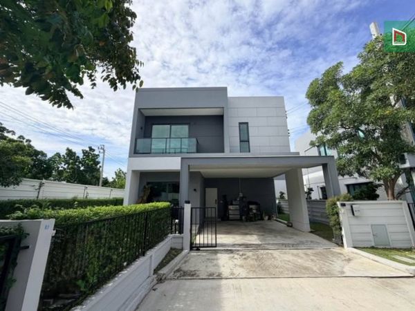 Single house Centro Chaiyaphruek-Chaengwattana 3, 62.4 sq m, 3 bedrooms, 3 bathrooms, 6.65 million, corner plot, electrical appliances + fully furnished, Pak Kret location, close to the expressway and Central Chaengwattana.