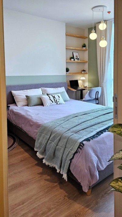 🔥Rent Now🔥 Nue District R9, near MRT Phra Ram 9 station and Central Rama 9. Fully furnished and ready to move in.
