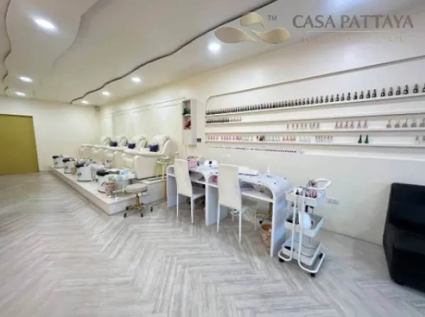 เซ้งด่วน! ร้านทำเล็บและทำผม พิกัดถนนสาย 3 พัทยา พร้อมทำเงินต่อได้เลย