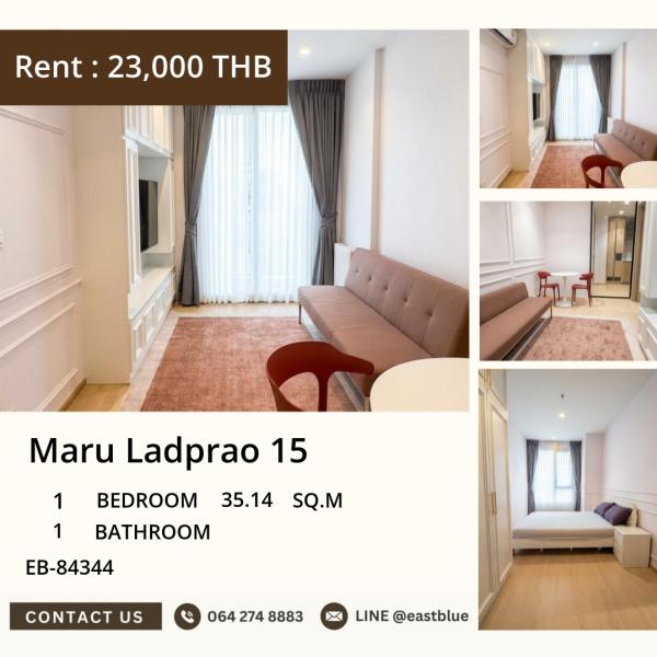 02/10/2026, 🏙️ Luxurious 1-Bed Condo, Steps from Lat Phrao BTS 0642748883