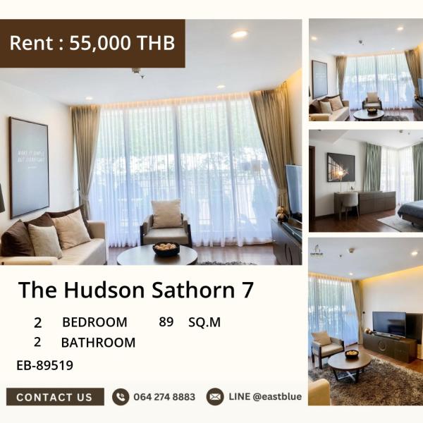 02/10/2026, The Hudson Sathorn 7 for Rent 2-Bed 89 sqm near BTS Chong Nonsi 🏙️ 0642748883
