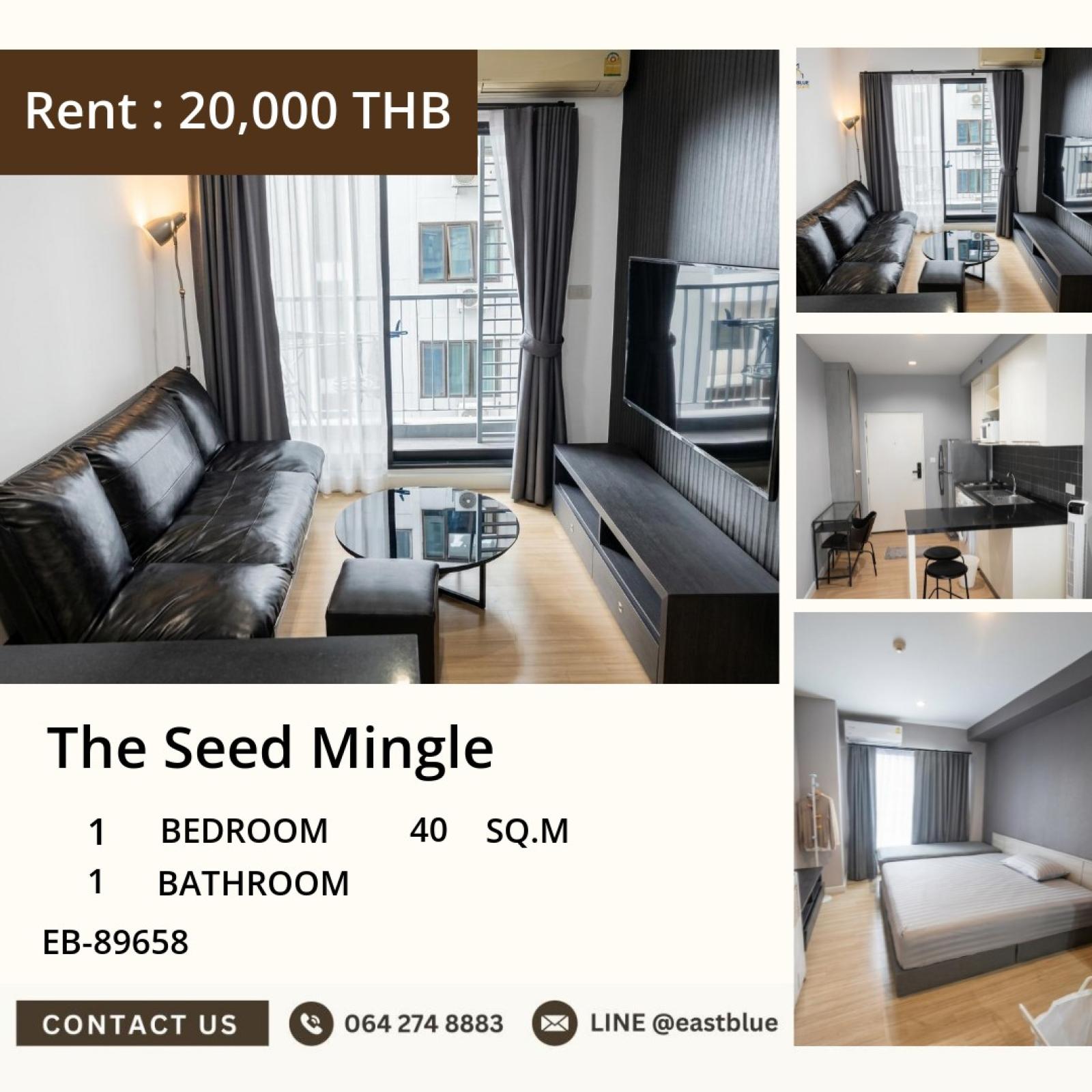 05/10/2026, 🌴URBAN OASIS | 1BR @ THE SEED MINGLE ✨
EB-89658 | 40 sq.m | 20,000 THB/mo
Just steps from BTS Lumpini! 🚇 All amenities at your fingertips! 0642748883 05/10/2026, 🌴URBAN OASIS | 1BR @ THE SEED MINGLE ✨
EB-89658 | 40 sq.m | 20,000 THB/mo
Just steps from BTS Lumpini! 🚇 All amenities at your fingertips! 0642748883