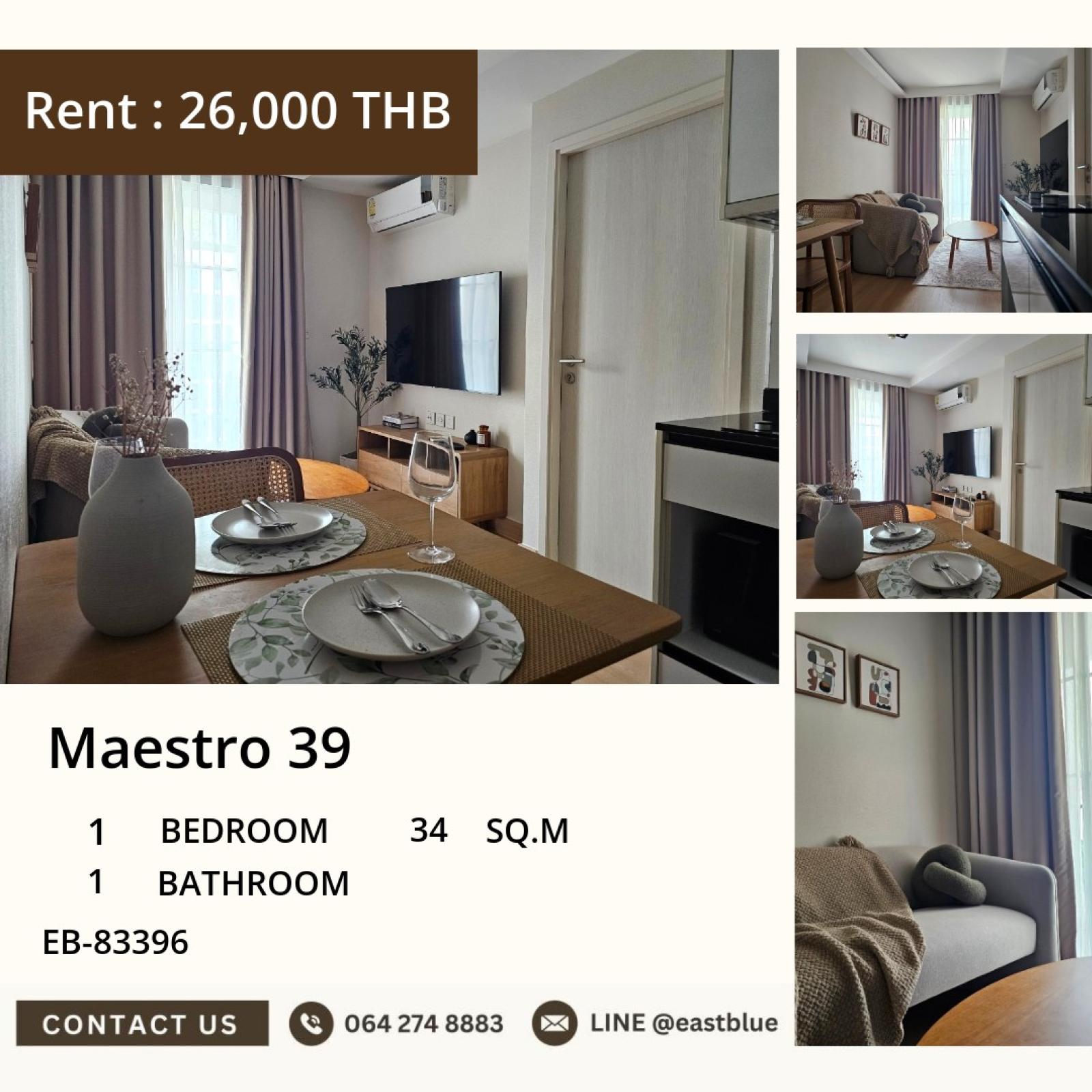 05/10/2026, ✨ Maestro 39 Condo: Elevated Living in the Heart of the City! 🏙️ 0642748883 05/10/2026, ✨ Maestro 39 Condo: Elevated Living in the Heart of the City! 🏙️ 0642748883
