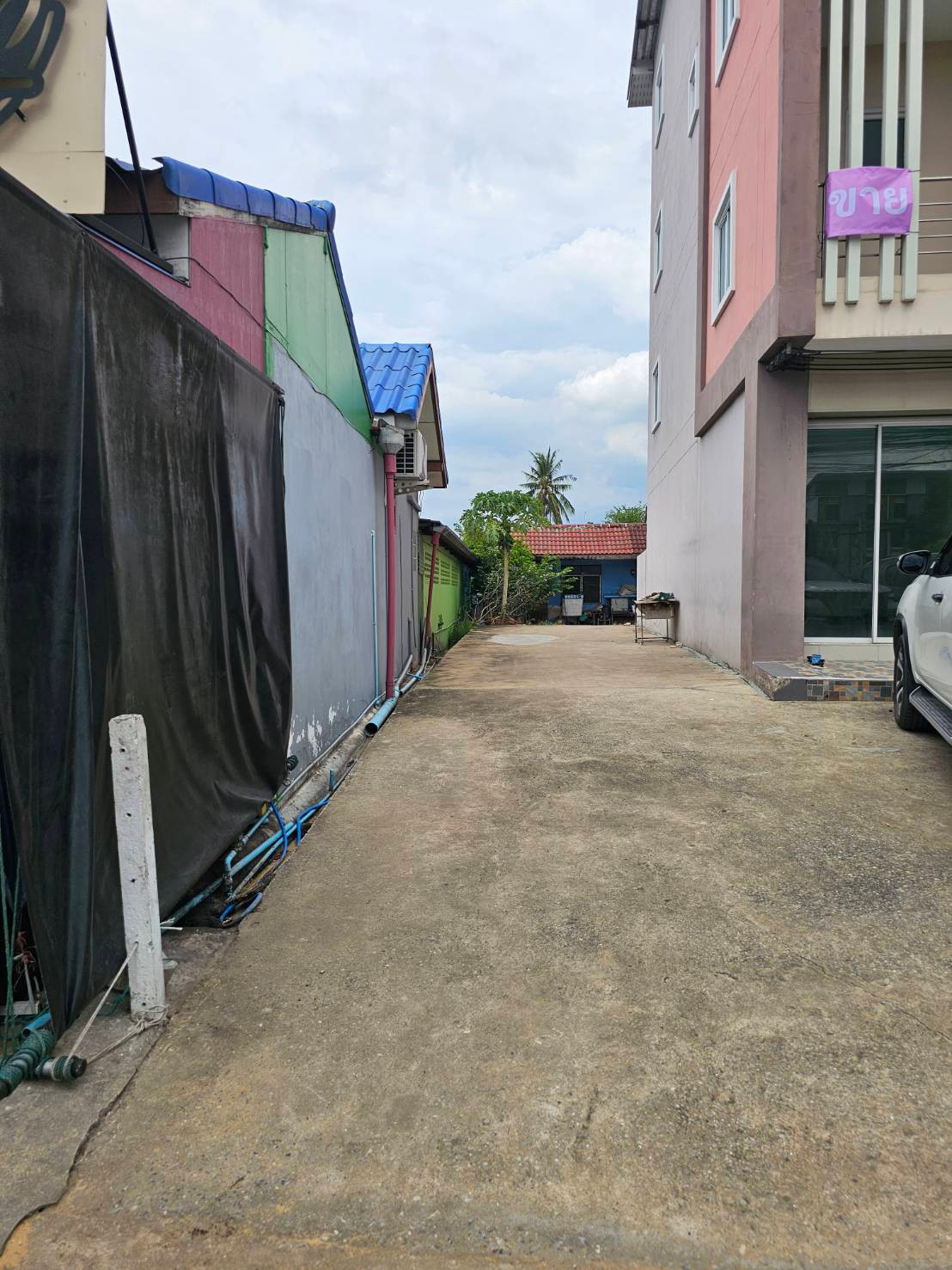 4-story commercial building for sale, prime location next to main road 3111, Sam Khok, Pathum Thani, plus land on the side, total 43.9 sq m. – รูปที่ 3