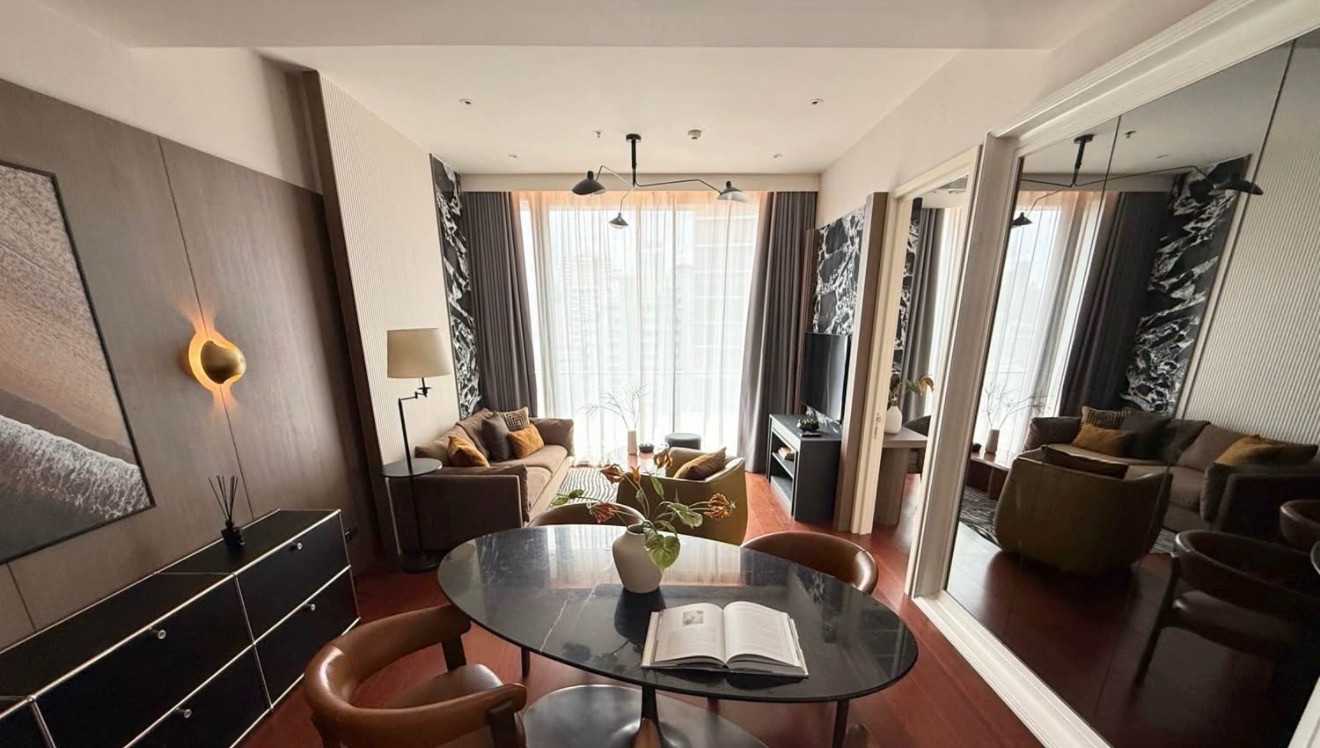 📌Rental : Khun By Yoo Condo , 2 Bed 2 Bath , 85 sqm   🔥🔥Rental price : 130,000 THB / Month🔥🔥   𝗠𝗼𝗿𝗲 𝗜𝗻𝗳𝗼𝗿𝗺𝗮𝘁𝗶𝗼𝗻 𝗙𝗼𝗿 𝗟𝗶𝘃𝗶𝗻𝗴 𝗮𝗻𝗱 𝗜𝗻𝘃𝗲𝘀𝘁𝗺𝗲𝗻𝘁 📱Tel : (+66) 061-9979915 / Kat 📱WhatsApp : + 66619-979915   #superluxuryh – รูปที่ 3