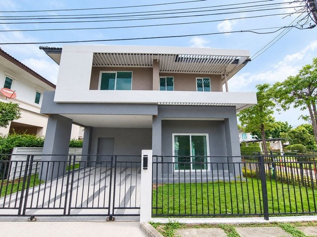 🌿 Corner detached house Private garden atmosphere, Thara Ratchaphruek-Pinklao project (north)