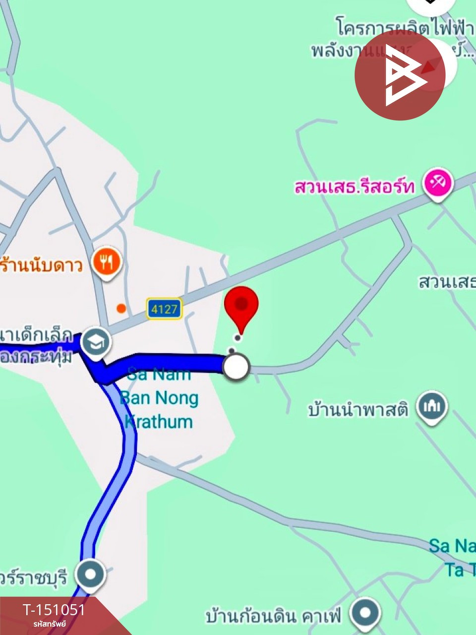 ขายที่ดินหินกอง ราชบุรี 12 ไร่ 2 งาน 77 ตร.วา ติดถนนหลัก – รูปที่ 3