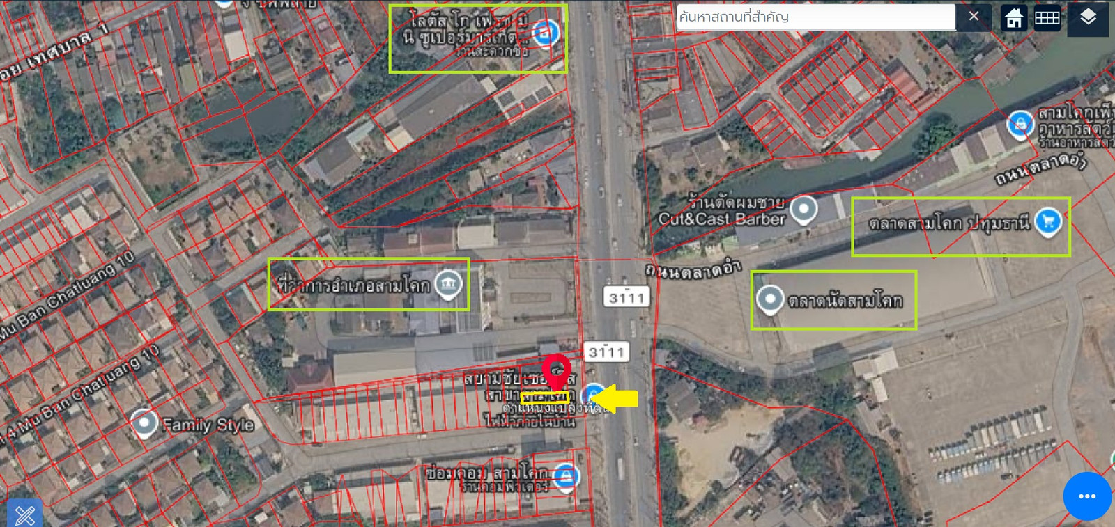 ขายอาคารพาณิชย์ 4 ชั้น ทำเลศักยภาพ ติดที่ว่าการอำเภอสามโคก เยื้องตลาดสามโคก – รูปที่ 3