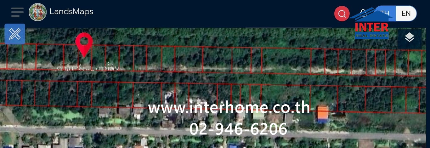ที่ดินเปล่า 100 ตร.ว. ที่ดินเปล่า ใกล้ที่ทำการองค์การบริหารส่วนตำบลชุมพล ถนนลำลูกกา ถนนรังสิต-นครนายก องครักษ์ นครนายก  – รูปที่ 3