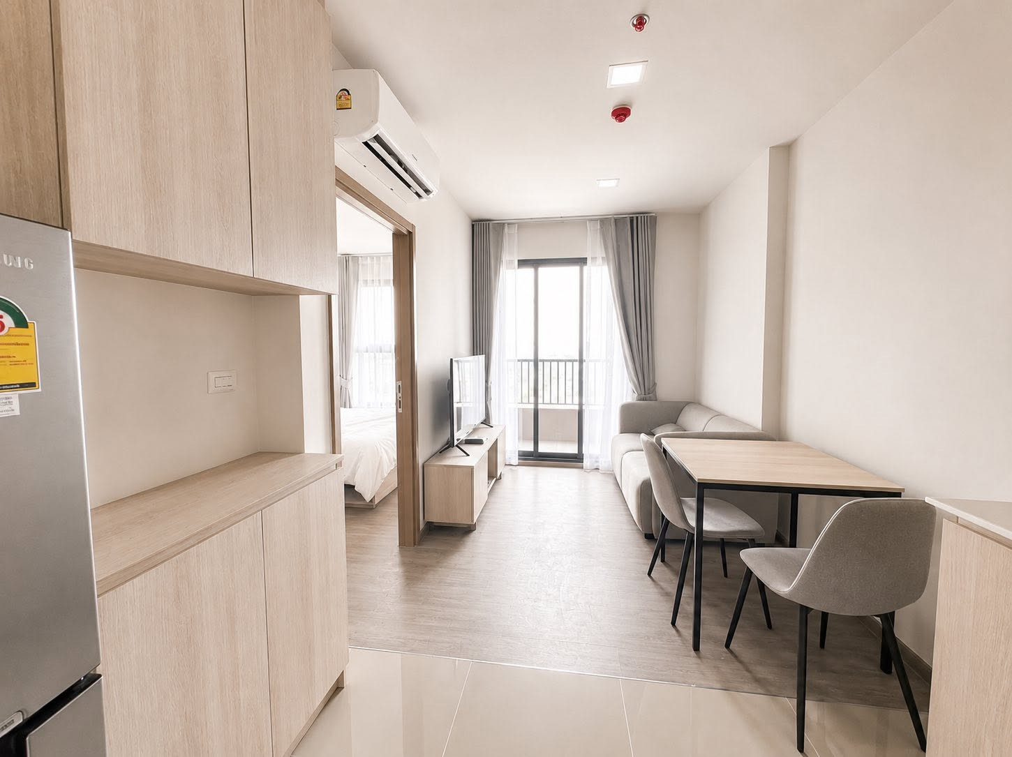 NIA by Sansiri, very new room ** Definitely the best price, 14,000, ready to move in!! 🚝 bts On Nut