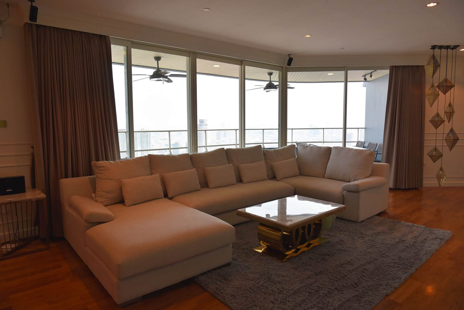 🟢 Luxury penthouse condo for sale, Chao Phraya River view, 47th floor, large size 283.6 sq m, 4 bedrooms, 5 bathrooms, with large terrace balcony, Asiatique view.
