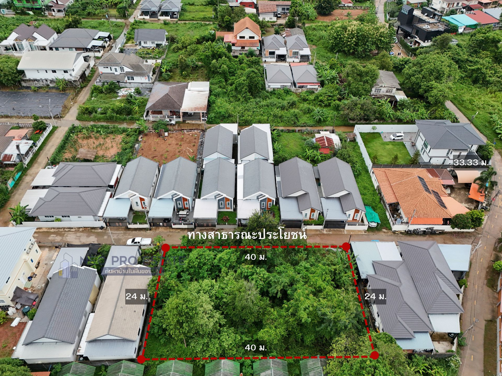 ขายที่ดิน บ้านโนนทัน (ต.ในเมือง) เนื้อที่ 238.9 ตร.ว. หน้ากว้าง 40 เมตร ขายที่ดิน บ้านโนนทัน (ต.ในเมือง) เนื้อที่ 238.9 ตร.ว. หน้ากว้าง 40 เมตร