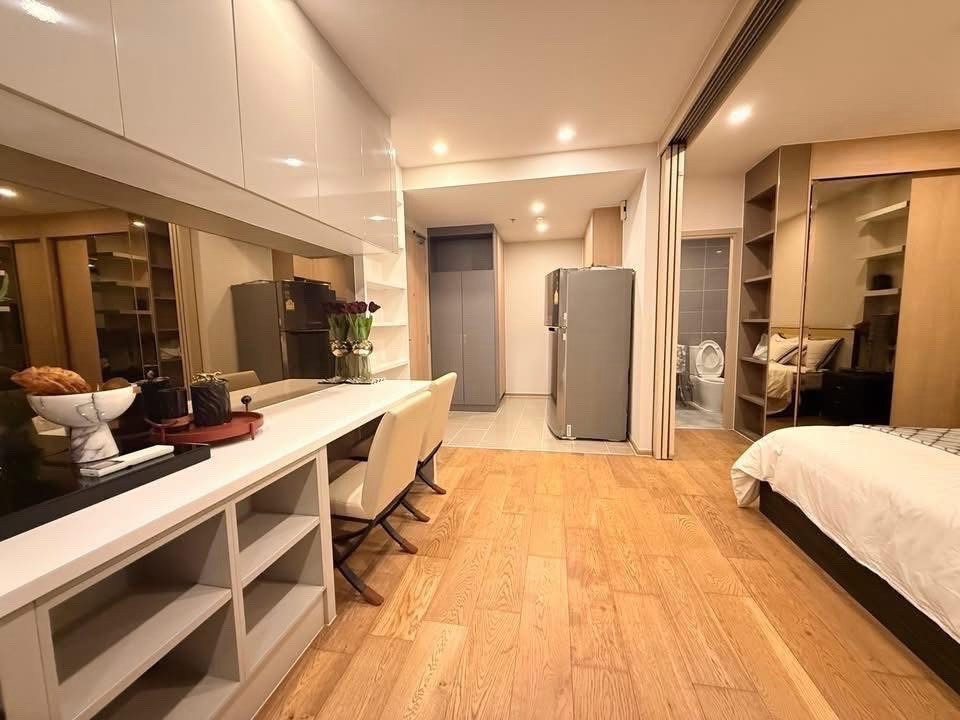 For rent Q Chidlom–Phetchaburi Best price in the building, only 23,000 baht/month.