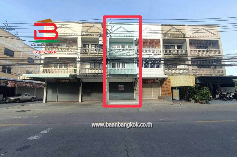Commercial building, Sukhaprachasan 3, Soi 13, area 17 sq m., near Wat Ku, Tiwanon Road, Bang Phut Subdistrict, Pak Kret District. Nonthaburi Province Commercial building, Sukhaprachasan 3, Soi 13, area 17 sq m., near Wat Ku, Tiwanon Road, Bang Phut Subdistrict, Pak Kret District. Nonthaburi Province
