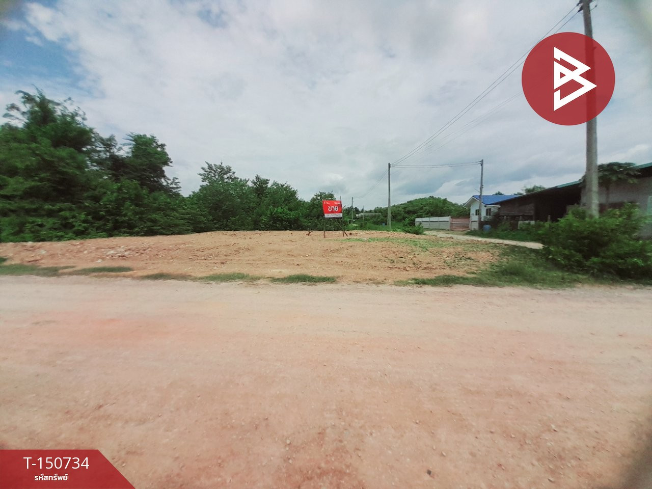 Land for sale, area 99 sq m., Hin Kong, Ratchaburi, corner plot, next to the road on both sides. – รูปที่ 2