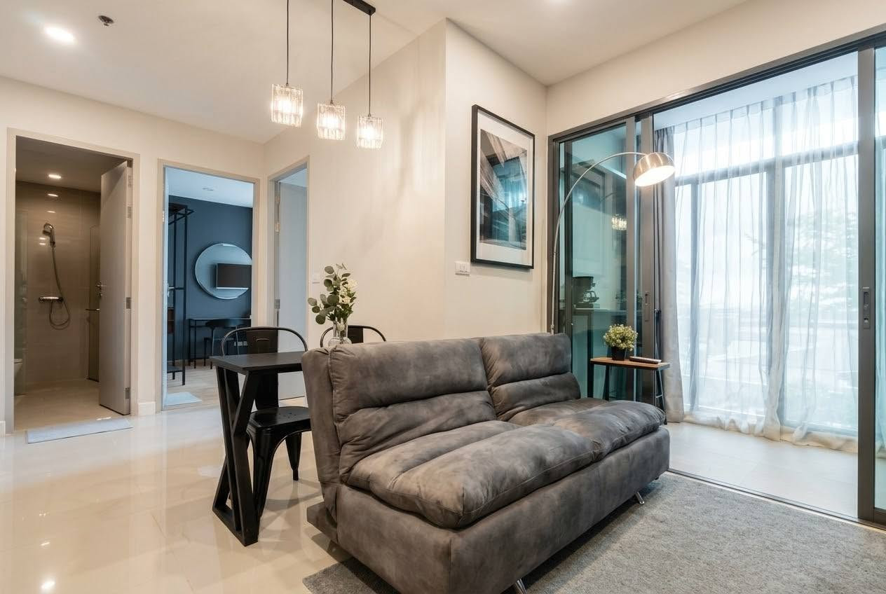 FOR  RENT📍IDEO Blucove Sukhumvit (ติด BTS อุดมสุข) Rare Item‼️Pool Asset เปิดประตูลงสระได้เลย พร้อมเข้าอยู่ ปล่อยเช่าเพียง ฿ 28,000/ 12 เดือน – รูปที่ 2