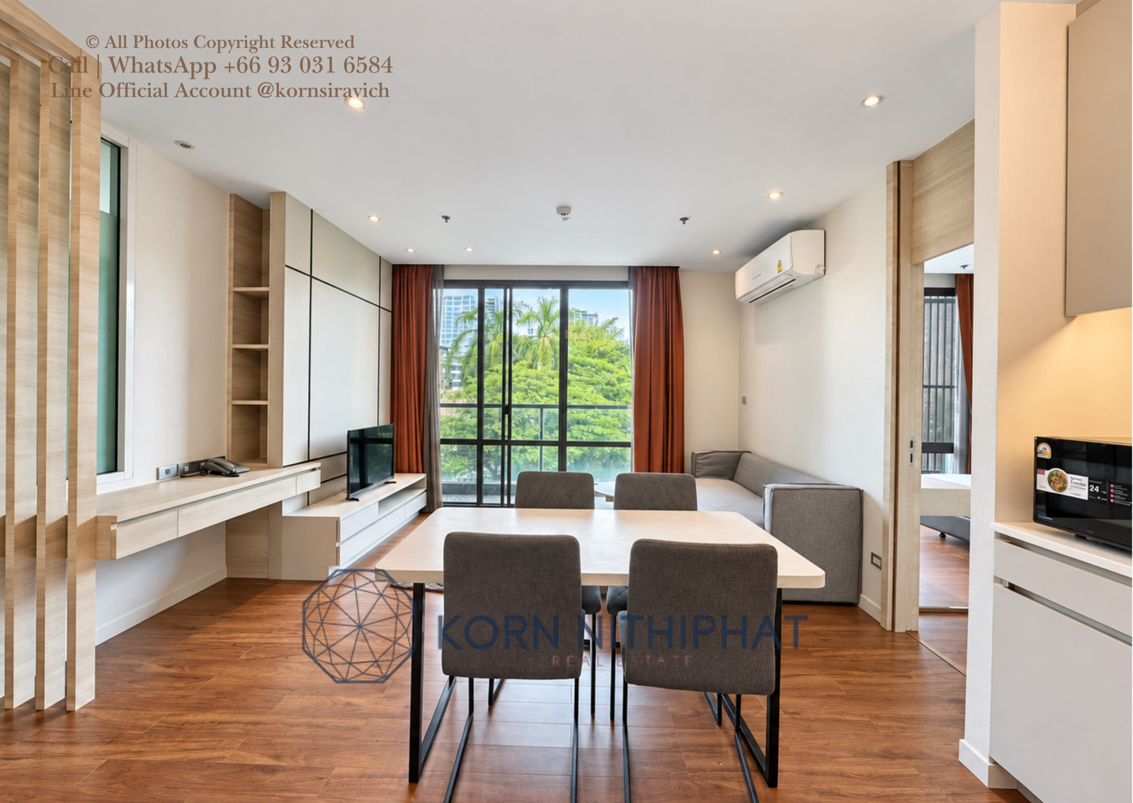 For Rent Pets Friendly Apartment in Thonglor Sukhumvit - Bangkok | Near BRT 1.1 k.m. and EmQuartier - Benjakitti Patk 