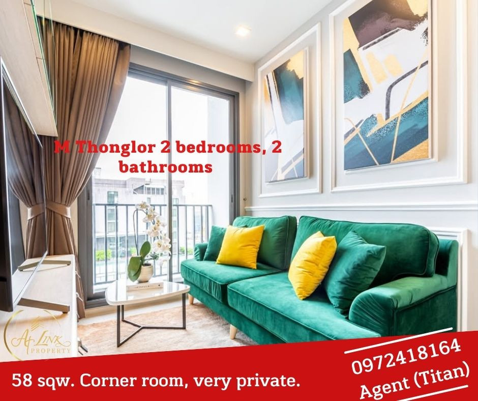 Hurry and reserve now!!! Condo M Thonglor-10, beautiful room, 2 bedrooms, corner room, very private, pets allowed. Hurry and reserve now!!! Condo M Thonglor-10, beautiful room, 2 bedrooms, corner room, very private, pets allowed.