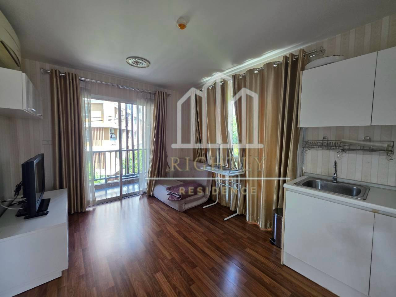 Ready for rent, Kanlapapruek Lake View, 1 bedroom, 1 bathroom, Size 31 sq.m., Start 7,500- THB./Month, Ready to move in, Low Rise Project, Resort style, Opposite Bueng Si Than. Khon Kaen University, Contact Ploy 082-328-2959