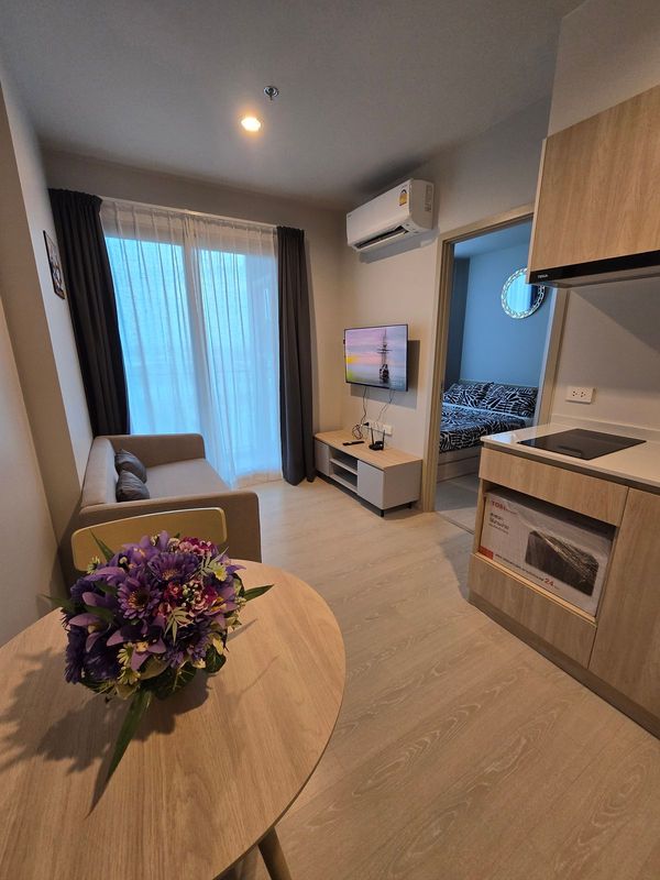 PFD-05582 Condo for rent, Nue Mega Plus Bangna, fully furnished, ready to move in, next to Mega Bangna 🏙️