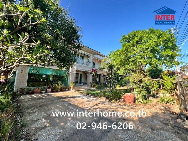 บ้านเดี่ยว 2 ชั้น 266.2 ตร.ว. หมู่บ้านเดอะ วอเตอร์ เฮ้าส์ ซอยกาญจนาภิเษกซอย5 ถนนกาญจนาภิเษก ถนนเพชรเกษม เขตบางแค กรุงเทพมหานคร 