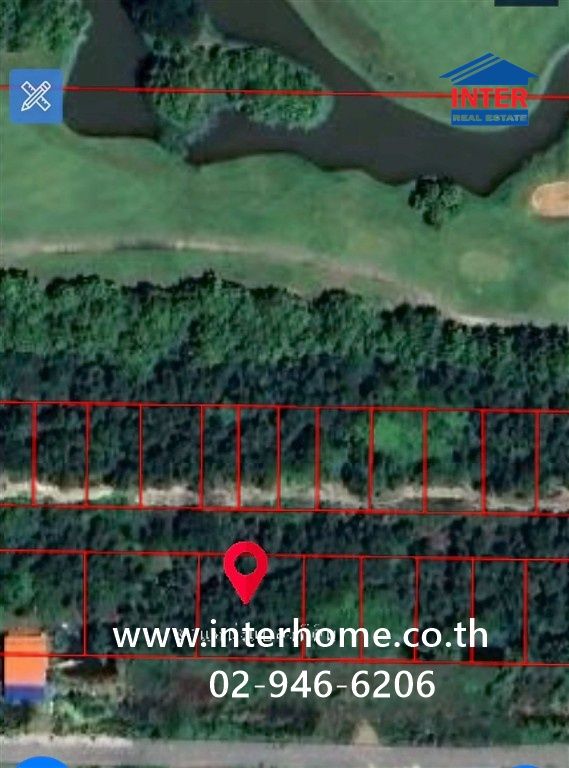 Vacant land 200 sq m. Land near Chumphon Subdistrict Administrative Organization, Lam Luk Ka Road, Rangsit-Nakhon Nayok Road, Ongkharak, Nakhon Nayok.