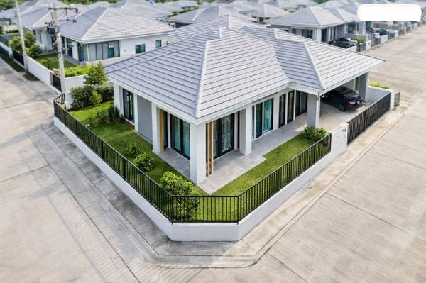 โคราช อ่างเก็บน้ำบึงทับช้าง 1กม. เฟอร์นิเจอร์ครบ ในโซนจอหอ 72ตรว. บ้านเดี่ยวชั้นเดียวหัวมุม 3 ห้องนอน 2 ห้องน้ำ เซ็นทรัล 280 ตรม.