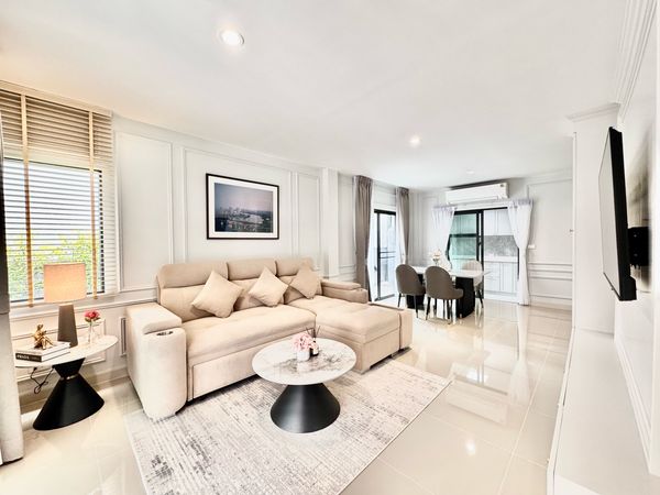 💥ForRent💥3Bed Duplex* Corner House • Pleno Sukhumvit-Bangna 4 🏡 Near Mega Bangna only 10 mins‼️D-PREP , Concordian 🚩 Ready to move in ✨ fully decorated ✨