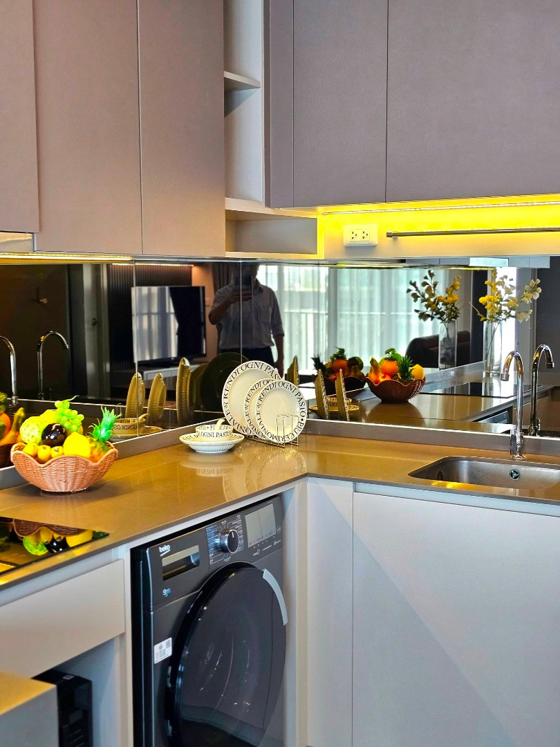 (HL)🔥For sale decorated room ready to move in Best price🔥Ideo Chula - Samyan (2 bedrooms, 2 bathrooms, 70 sq m.) only 12.9 MB!! Tel.0922635410 Earth – รูปที่ 3