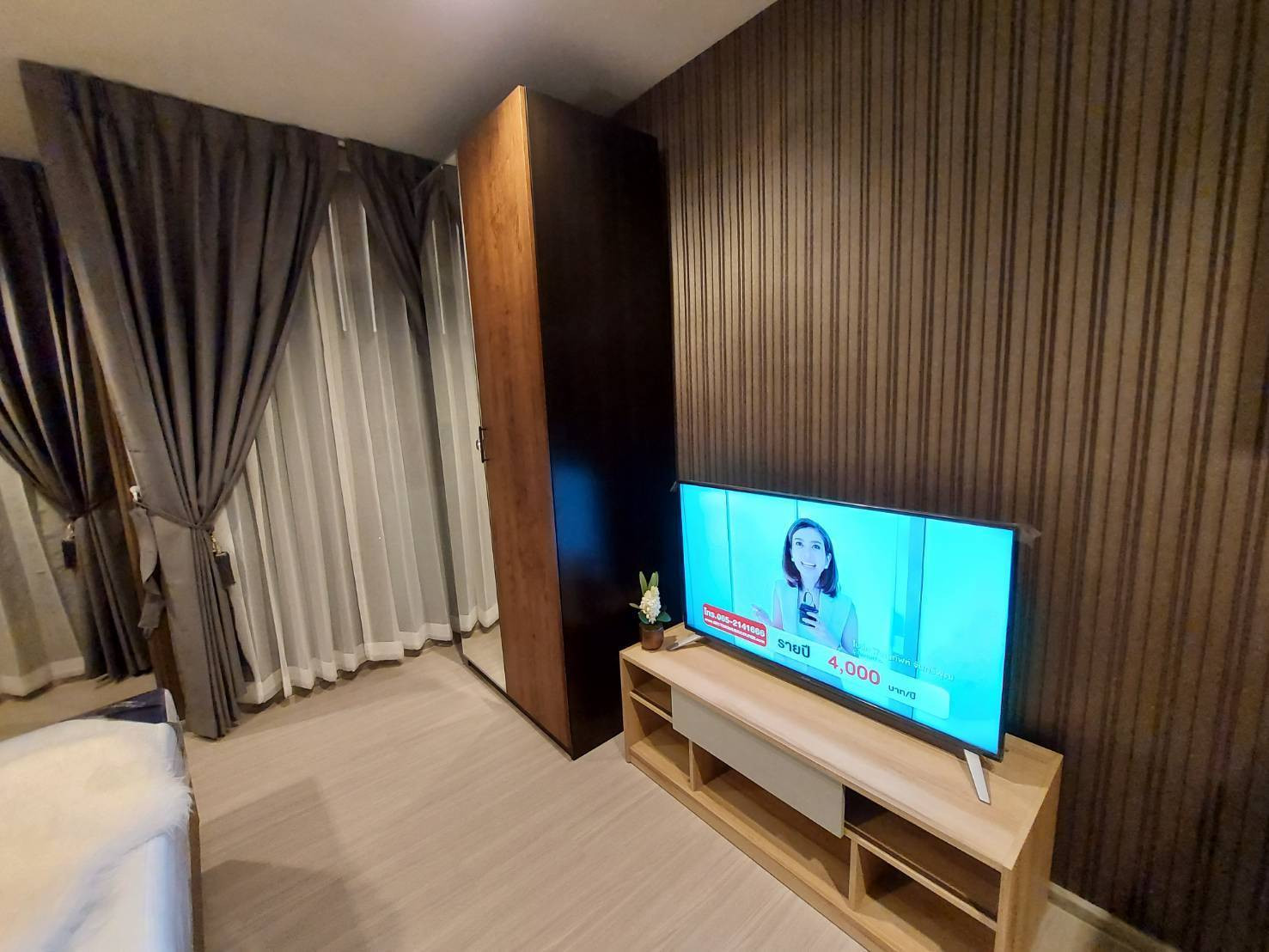 ห้องว่างพร้อมเข้า🔷 ให้เช่า Life Asoke Rama 9 🔷 ห้อง Studio ชั้น 11 อาคาร A | วิวสวน + วิวเมือง – รูปที่ 4