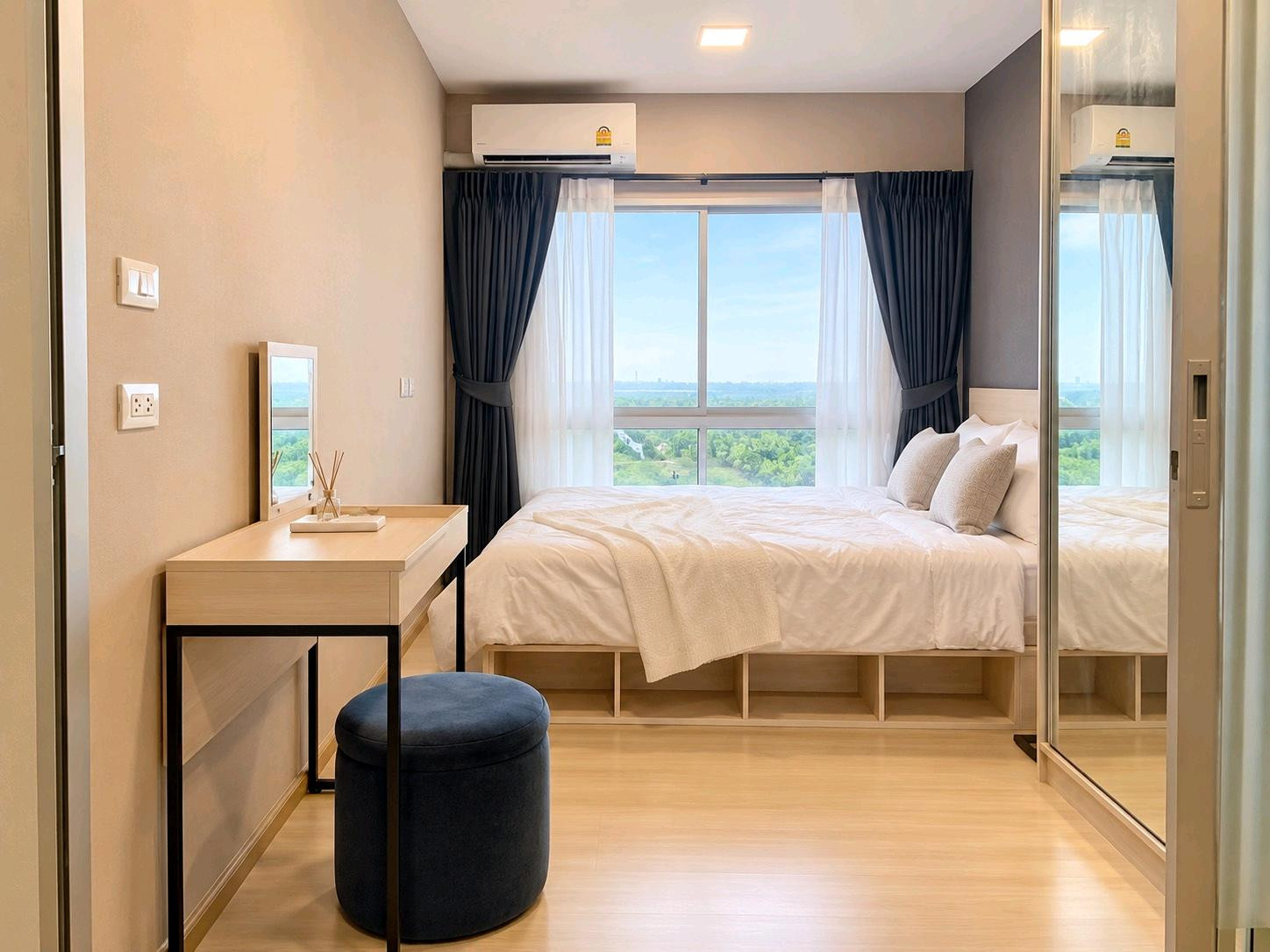 🏡 For rent 𝗣𝗟𝗨𝗠 𝗖𝗢𝗡𝗗𝗢 𝗥𝗔𝗡𝗚𝗦𝗜𝗧 𝗔𝗟𝗜𝗩𝗘 𝟭 | 1 bedroom | Building D, 5th floor | 26 sq m.