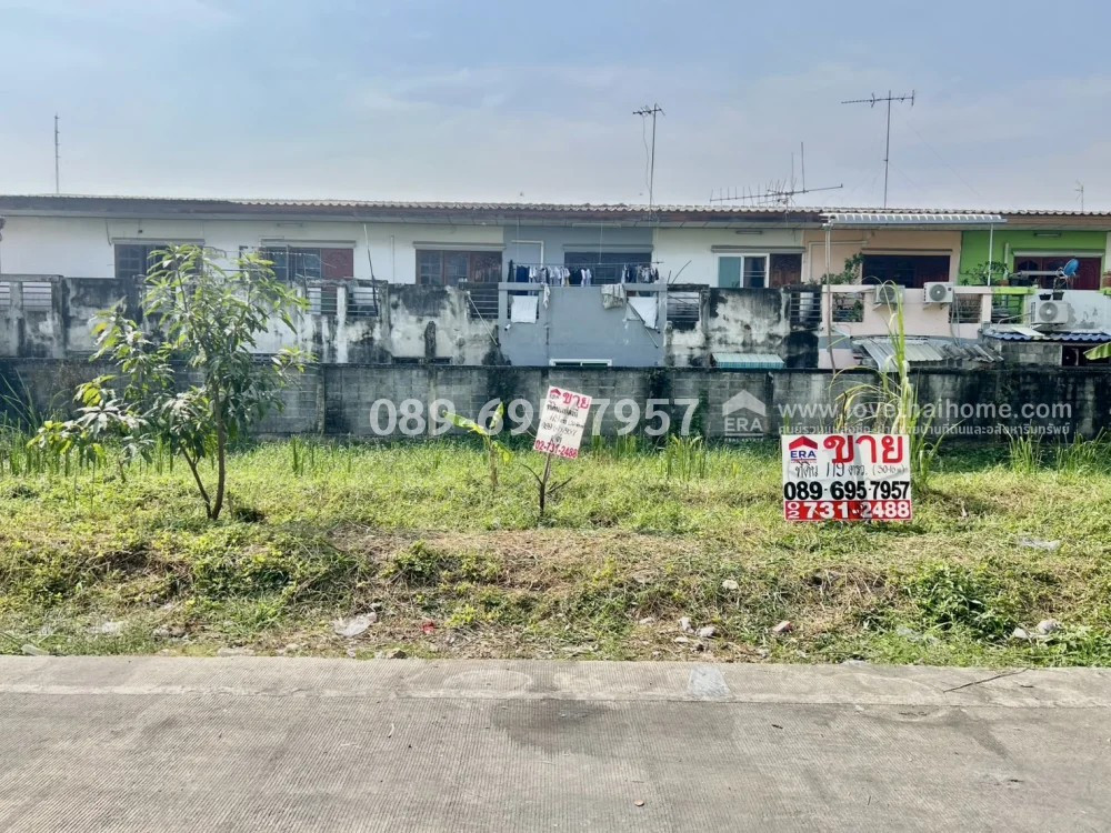 Land for sale Rangsit-Nakhon Nayok 41 (Rangsit Khlong 2), Soi Ronachai, area 119 sq m., beautiful rectangular plot. Partially filled, 500 meters from the main road, near Future Park Rangsit, price 20,000 baht per square meter. – รูปที่ 3