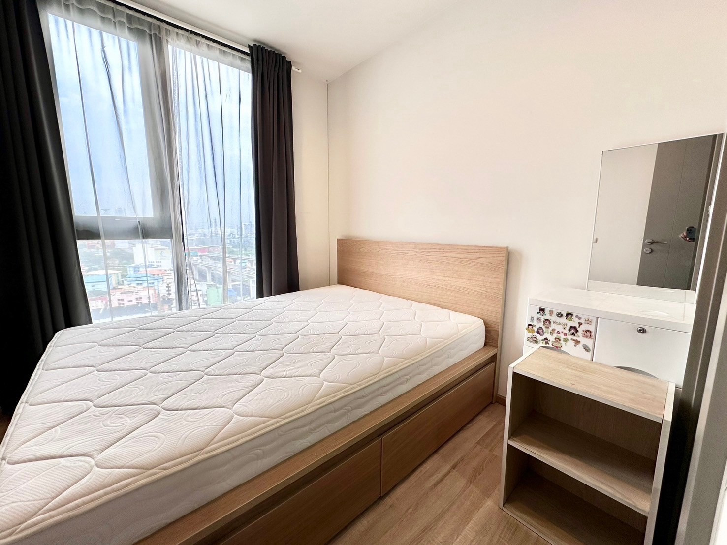 For rent: The Base Garden Rama9, ready to move in.