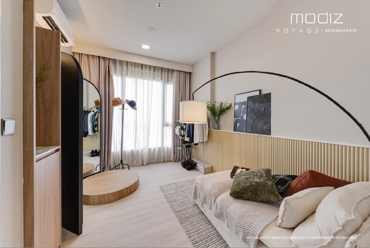 Modiz Voyage Srinakarin Condo, Condo near MRT Srikritha Station, Yellow Line, 300 meters. Modiz Voyage Srinakarin Condo, Condo near MRT Srikritha Station, Yellow Line, 300 meters.