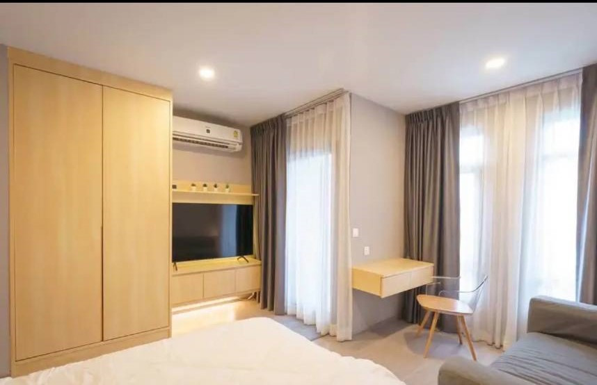 Condo for rent, Aspire Asoke - Ratchada, near MRT Rama 9, area 25 sq m., 6th floor, beautiful view, with built-in furniture. – รูปที่ 3