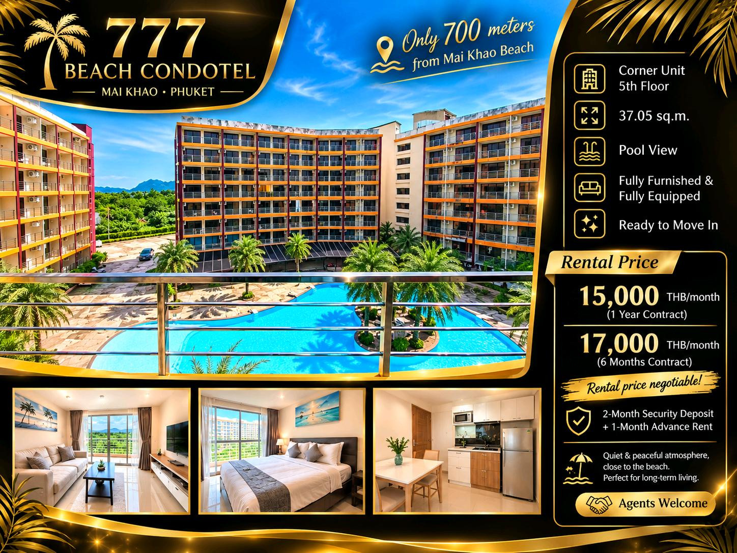 FORRENT | 777 Beach Condotel Mai Khao Phuket ✨ Only 700 meters from Mai Khao Beach FORRENT | 777 Beach Condotel Mai Khao Phuket ✨ Only 700 meters from Mai Khao Beach
