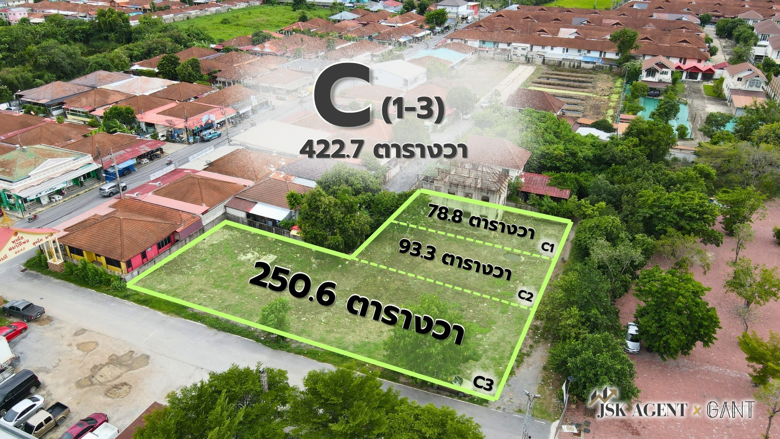 ขายที่ดินเปล่าแปลงใหญ่ เนื้อที่  422  ตร.วา   และ 698  ตร.วา  📍ภายในหมู่บ้านพฤกษา 3 วัดลาดปลาดุก ต.บางคูรัด อ.บางบัวทอง จ.นนทบุรี   – รูปที่ 3