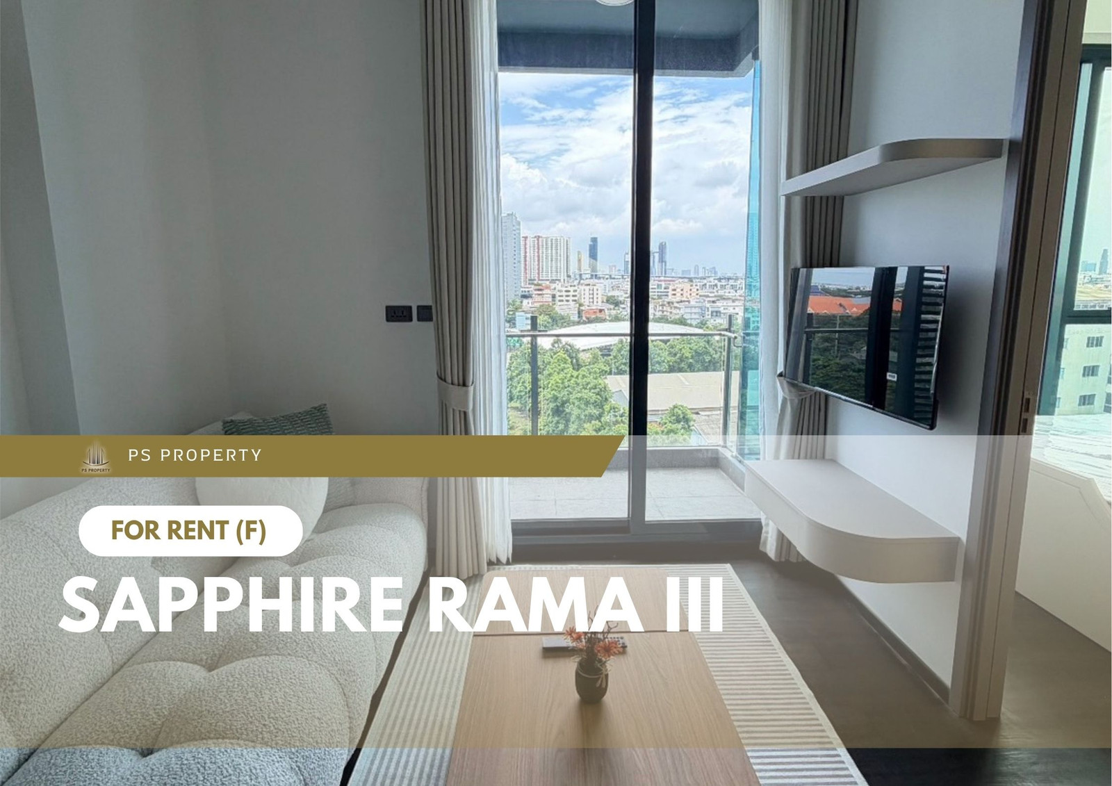 For Rent 🔥 Sapphire Rama III 🔥 Fully furnished and equipped with appliances; near BTS Chong Nonsi. For Rent 🔥 Sapphire Rama III 🔥 Fully furnished and equipped with appliances; near BTS Chong Nonsi.
