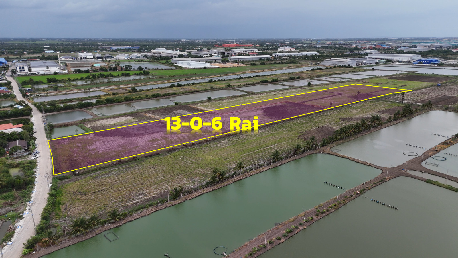  ที่ดินผังสีม่วง ใกล้นิคมเวลโกรว์  13 ไร่ ราคา 4.8 ล้าน/ไร่  – รูปที่ 3